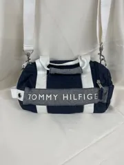 送料無料！！TOMMY HILFIGER　トミーヒルフィガー　円柱ショルダーバック　手提げバック　デニムミニバック　ロゴ入りデニムショルダーバック　#80423MOML7