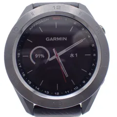 GARMIN ガーミン Approach S60 Premium ゴルフナビ スマートウォッチ 腕時計 ブラック 純正ラバーバンド【いおき質店】のサムネイル