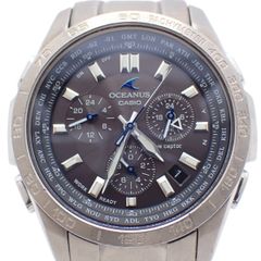 稼働 CASIO オシアナス OCW-M700 電波ソーラー チタン クロノ - メルカリ
