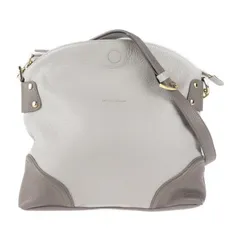 LEATHER JEWELS レザージュエルズ バッグ ショルダーバッグ - レザー グレー系 ゴールド金具 クロスボディ 