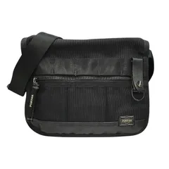 美品✨PORTER ボディバッグ HEAT マグライト点灯 スリング ブラック ポーター ヒート ボディバッグ スリング 黒 PORTER HEAT マグライト