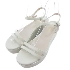 オリエンタルトラフィック ORIENTAL TRAFFIC 美品 サンダル ストラップ 厚底  L ベージュ /MG