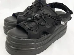 YOSUKE ヨースケ 厚底 スポーツ サンダル size 24.5/黒 ■◆レディース