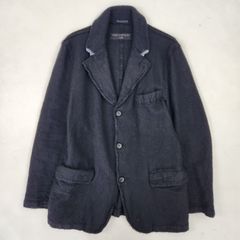 02AW コムデギャルソンオム 縮絨ウール ステッチロングコート（田中