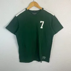 Abercrombie & Fitch アバクロンビーアンドフィッチ Tシャツ ロゴプリント グリーン Mサイズ メンズ 古着 アメカジ ストリート