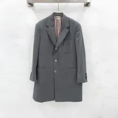 トム・ブラウン グレー Single コート ジャケット