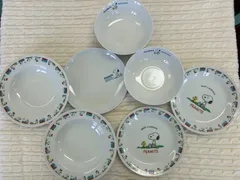 ☆新品・未使用　PEANUTS スヌーピー 食器７点セット　非売品☆