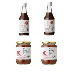 ケンシヨー 減塩トマトケチャップ 380g 2本 ＆  ハンバーグソース300ml 2本 計4本セットのサムネイル