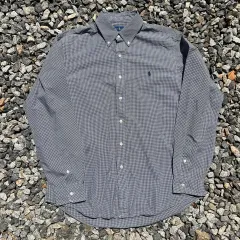 POLO RALPH LAUREN ポロラルフローレン ギンガム CHECK チェック柄シャツ (実寸確認)