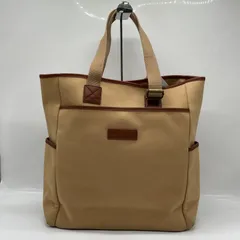 BN8521□ポロラルフローレン キャンバス トートバッグ 大きめ ベージュ
