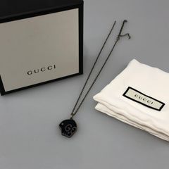 美品✨ GUCCI グッチ ネックレス スカル ゴースト GG シルバー 925