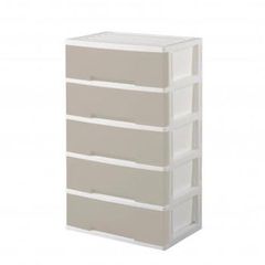 DECONY CEVO CHEST デコニーシーヴォ ワイド5段 グレージュ - メルカリ