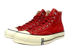 CONVERSE (コンバース) X Kith Salsa CT70 シティー70 ハイカットスニーカー チャックテイラー コラボ 165627C 27.5cm US9 レッド×ホワイト メンズ/009