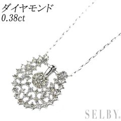 JE96☆高級 ダイヤモンド0.38ct pt950 ペンダントヘッド - メルカリ