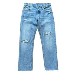 Levi's 505-0217 W26 ストレートデニム カットオフデニム - メルカリ