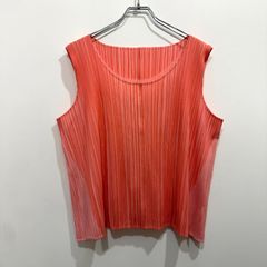 PLEATS PLEASE プリーツプリーズ タンクトップ ノースリーブ ピンク
