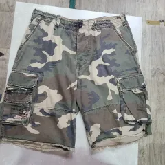 アバクロンビー カーゴ ハーフパンツ ミリタリー カモ