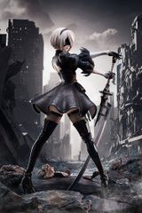 [Brand New, Unopened] NieR: Automata Ver1.1a 2B (YoRHa No. 2 Type B) 1/4 Scale Figure [With Box] [Authentic] Good Smile Company GSC FREEing Figure Doll NieR