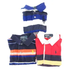 ポロ バイ ラルフローレン Polo by Ralph Lauren 美品 3点 セット まとめ ポロシャツ 半袖 マルチカラー 80 12 M /MG