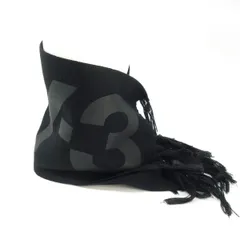 Y-3 ワイスリー フリンジ ロゴ ニットマフラー ※中古のサムネイル