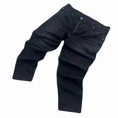 エドウィン デニムパンツ メンズ W38 テーパード ブラック ジャージーズ JMH33 黒 JERSEYS ジーンズ ビッグサイズ