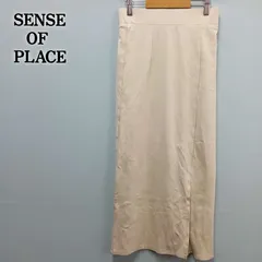 SENSE OF PLACE スリットペンシルスカート 322