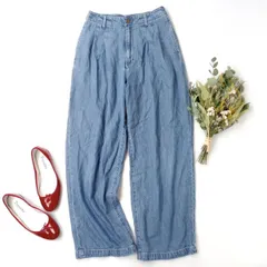 B.C STOCK DU JOUR デュ ジュール TROUSER JEAN ワイドストレートデニム /26Hのサムネイル