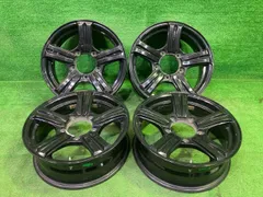 社外 JB23 ｼﾞﾑﾆｰ ホイール アルミ クロ 16インチ 5.5J 5穴 4本 139.7 + 
