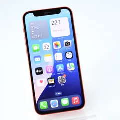 【液晶美品】au SIMフリー iPhone12 mini 64GB レッド