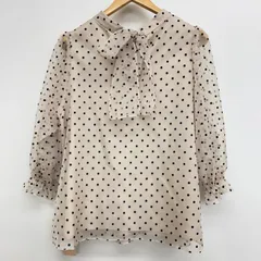 m5466 ローズティアラ RoseTiara ドットフロッキー バックリボン ブラウスのサムネイル