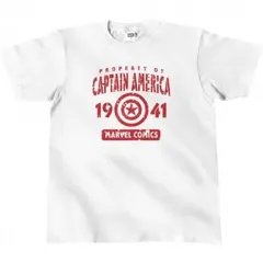 イン・ロック MARVEL(マーベル) キャプテン・アメリカ4 Tシャツ(L 白) IG4525