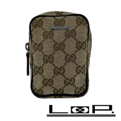 グッチ ■美品■ ポーチ 小物入れ シガレットケース GGキャンバス ブラウン 115249 【632389】11