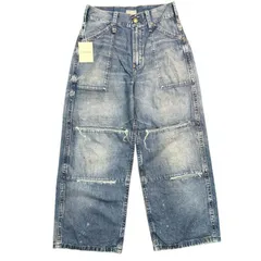 人気商品！【未使用品】サイズ【34】クーキーズー KOOKY ZOO 26SS／ JUVENILE WORK PANTS TYPE3 ／ダメージ加工ワークデニムパンツ J0067　8065000233133のサムネイル