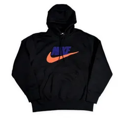 NIKE ナイキ FN3105-010 クラブ フリース BB CHNL FTRA プルオーバーパーカー ロゴ メンズ XL タグ付き 美品 ブラック