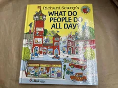 洋書 Richard Scarry’s WHAT DO PEOPLE DO ALL DAY?    リチャード・スカーリー　絵本