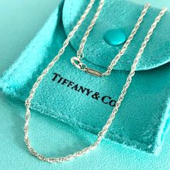 Tiffany&co ツイストスクリューチェーン ネックレス925750 - メルカリ