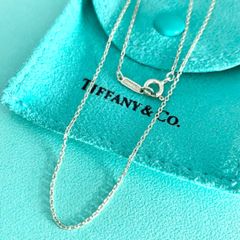50 美品 ティファニー ネックレス スクリュー チェーン シルバー 925