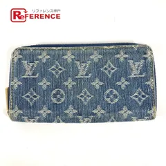 LOUIS VUITTON ルイヴィトン 長財布 ジッピーウォレット M95341 モノグラムデニムキャンバス ブルー