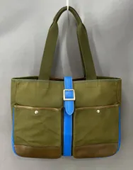 ★ PAUL SMITH ポールスミス メンズバッグ トートバッグ 帆布 オリーブ 通年
