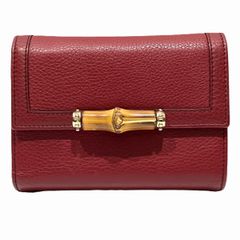 ほぼ未使用品 箱付き GUCCI グッチ 三つ折り財布 GG柄 PVCレザー