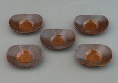 煎茶道具 壱輝作 古錫 茶托 5客 C 7765 - メルカリ