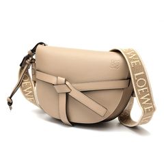 即決限定価格 LOEWE ゲートデュアルバッグスモール サンド - メルカリ
