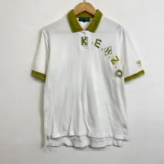 KENZO GOLF ケンゾー ゴルフ ポロシャツ 半袖 ロゴ 刺繍 スポーツ コットン 古着 日本製 1 D655のサムネイル