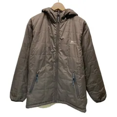 【中古】　HELLY-HANSEN　ナイロンジャンパー　中綿ジャンパー　アウター　リバーシブル　無地　チェック　ワンポイント　ブランドロゴ　刺しゅう　アウトドア　古着　/1152