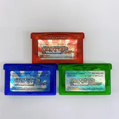 ■Nintendo ニンテンドー GAME BOY ADVANCE ゲームボーイアドバンス ポケットモンスター ポケモン ルビー サファイア エメラルド セット 中古品■