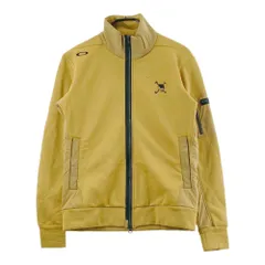 サイズ：M OAKLEY オークリー FOA405722 長袖 ジップジャケット 裏起毛 スカル  イエロー系 [240101670713] ゴルフウェア メンズ ストスト