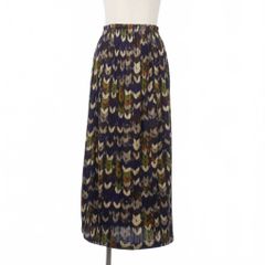 極美品✨PLEATS PLEASE 幾何学模様 総柄 プリーツロングスカート 美品 プリーツプリーズ ロング プリーツ スカート 幾何学 1 マルチ