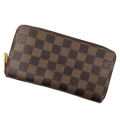 【中古】LOUIS VUITTON | ルイ・ヴィトン ジッピーウォレット ラウンドファスナー長財布 ダミエ N60046 ブラウン×ピンク ローズバレリーヌ【尾張小牧店】