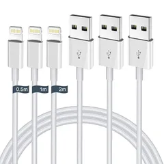 【新品】 iPhone 充電ケーブル【MFi認証】ライトニングケーブル 純正品質 0.5M/1M/2M 3本セット 充電器 ケーブル 2.4A急速充電 USB 充電コード 高速データ転送 断線防止 高耐久 iPhone 14/14 Pro/13/13 Pr 1