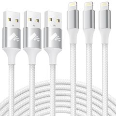 [신품] 번개 케이블 1m Aioneus iPhone 충전기 케이블 3 개 세트 Lightning 케이블 나일론 뜨개질 아이폰 충전 코드 아이폰 충전 케이블 iPhone 14 13 12 11 Pro Max Plus 8 1